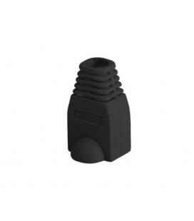 Funda protectora lanberg plb - 1000 - bk para conector rj45 pack de 100 unidades negro