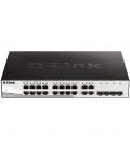 Switch d - link 20 puertos gestionable 16 gigabit ethernet 10 - 100 - 100 4 sfp
