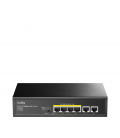 SWITCH CUDY 6-PORT 10/100M POE+ SWITCH 60W