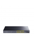 SWITCH CUDY 16-PORT GIGABIT POE+SWITCH WITH 2 GIGABIT SFP PORTS 200W
