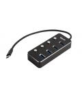 iggual Hub tipo C x 4 puertos USB 3.1 4 buttons