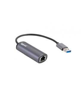 iggual Adaptador USB-A a RJ45 Gigabit SILVER