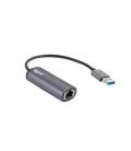 iggual Adaptador USB-A a RJ45 Gigabit Silver