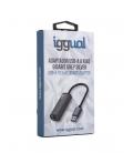 iggual Adaptador USB-A a RJ45 Gigabit Silver