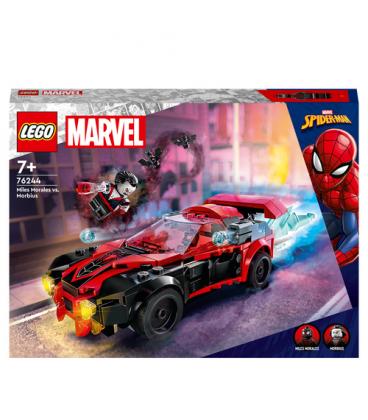 LEGO Marvel Super Heroes 76244 Marvel Miles Morales vs. Morbius, Coche de Juguete