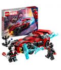 LEGO Marvel Super Heroes 76244 Marvel Miles Morales vs. Morbius, Coche de Juguete