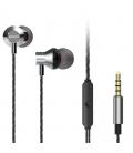 Auriculares intrauditivos aiwa estm-50sl/ con micrófono/ jack 3.5/ plata