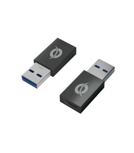 Kit adaptadores conceptronic USB 3.0 a USB tipo c macho-hembra 2 unidades