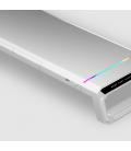 Mars Gaming MGS-ONE Blanco Soporte Monitor RGB Chroma Tamaño Ajustable Soporte Smartphone y Tablet USB Frontal 2.0