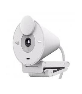 Webcam logitech brio 300 blanco crudo FULL HD USB tipo c