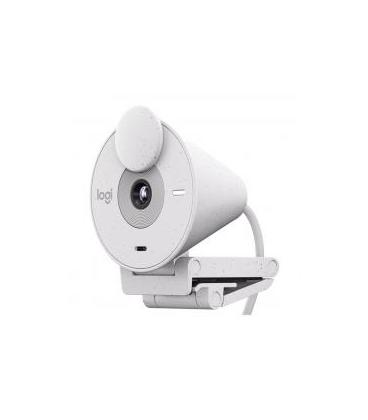 Webcam logitech brio 300 blanco crudo FULL HD USB tipo c