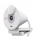 Webcam logitech brio 300 blanco crudo FULL HD USB tipo c