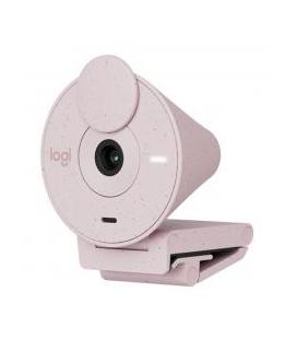 Webcam logitech brio 300 rosado FULL HD USB tipo c