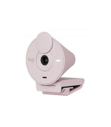 Webcam logitech brio 300 rosado FULL HD USB tipo c