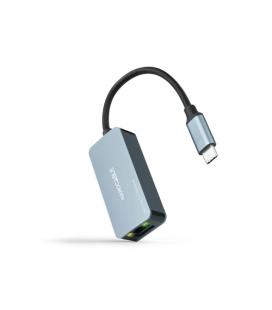 Adaptador USB Tipo-C - RJ45 Nanocable 10.03.0410/ 2500Mbps
