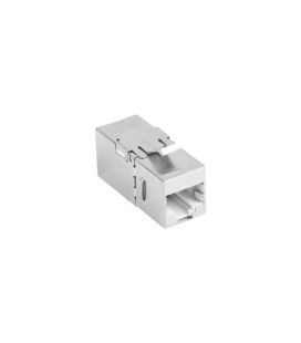 ADAPTADOR LANBERG CAT6 FTP HEMBRA THRU KEYSTONE RJ45 A RJ45, 90 GRADOS