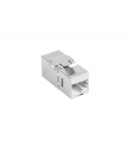 ADAPTADOR LANBERG CAT6 FTP HEMBRA THRU KEYSTONE RJ45 A RJ45, 90 GRADOS