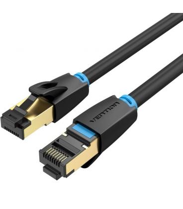 Cable de red rj45 sftp vention ikabf cat.8/ 1m/ negro