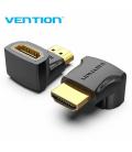 Adaptador hdmi 4k 90º vention aiob0/ hdmi macho a hdmi hembra