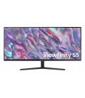 Monitor Profesional Ultraparonámico Samsung ViewFinity S5 S34C500GAU 34"/ UWQHD/ Multimedia/ Negro