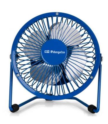 Mini ventilador usb orbegozo pw 1026/ azul