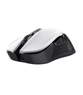 Ratón Gaming Inalámbrico Trust Gaming GXT 923W YBAR/ Batería recargable/ Hasta 7200 DPI/ Blanco