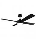 Ventilador de techo cecotec energysilence aero 5200 black line/ 60w/ 4 aspas 132cm/ 3 velocidades