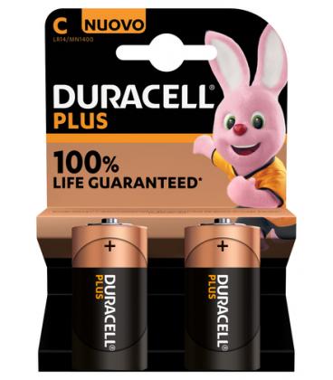 Pack de 2 Pilas C Duracell LR14/ 1.5V/ Alcalinas