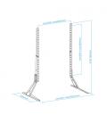 TooQ Soporte de mesa para pantallas 23”-75”