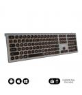 Teclado inalámbrico subblim master/ gris y negro