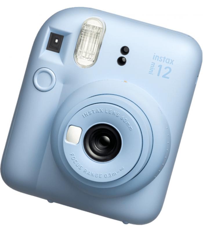 Camara fujifilm mini instax 12 flash - autoexposicion - azul pastel
