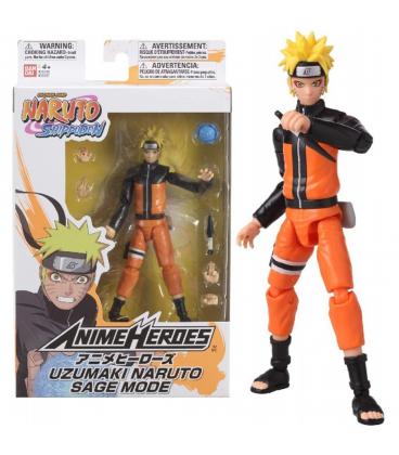 Figura bandai anime heroes naruto uzumaki naruto sage mode