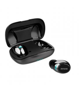 Auriculares bluetooth aiwa ebtw-850 con estuche de carga/ autonomía 6h/ negros