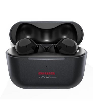 Auriculares bluetooth aiwa ebtw-888anc con estuche de carga/ autonomía 4h/ negros