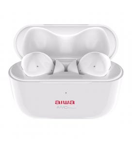 Auriculares bluetooth aiwa ebtw-888anc con estuche de carga/ autonomía 4h/ blancos