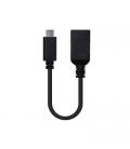 CABLE OTG USB(A) 3.1 A USB(C) 3.1 NANOCABLE 0.15M NEGRO