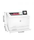HP Color LaserJet Pro Impresora LaserJet Pro a color M454dn, Estampado, Impresión a dos caras