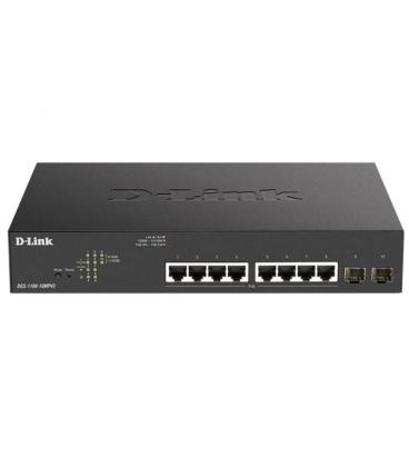 Switch d-link dgs-1100-10mpv2 10 puertos/ rj-45 gigabit 10/100/1000 poe/ sfp