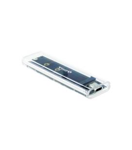 Caja Externa para Disco SSD M.2 NVMe TooQ TQE-2200/ USB 3.2/ Sin tornillos
