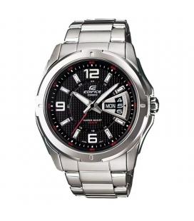 Reloj analógico casio edifice classic ef-129d-1avef/ 49mm/ plata y negro