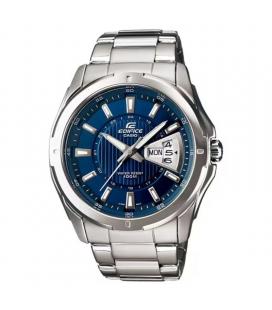 Reloj analógico casio edifice classic ef-129d-2avef/ 49mm/ plata y azul