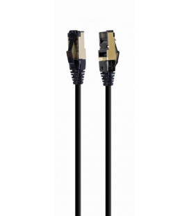 CABLE RED S-FTP GEMBIRD CAT 8 LSZH NEGRO 0,25 M