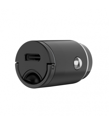 CELLY CARGADOR COCHE USBC 30W NEGRO