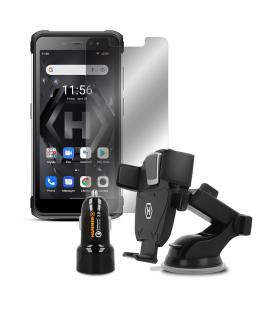 Pack telefono movil smartphone hammer iron 4 extreme pack lte black silver 5.5pulgadas - 32gb rom - 4gb ram - 13 + 0.3 mpx - 