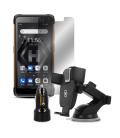Pack telefono movil smartphone hammer iron 4 extreme pack lte black orange 5.5pulgadas - 32gb rom - 4gb ram - 13 + 0.3 mpx - 