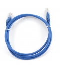 Cable CAT5E UTP moldeado 1m Azul