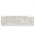 NGS Spike teclado USB QWERTY Blanco