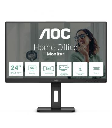 Monitor Profesional AOC 24P3CV 23.8"/ Full HD/ Multimedia/ Negro