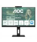 Monitor Profesional AOC 24P3CW 23.8"/ Full HD/ Webcam/ Multimedia/ Negro