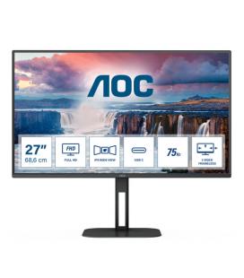 Monitor Profesional AOC 27V5CE/BK 27"/ Full HD/ Multimedia/ Negro